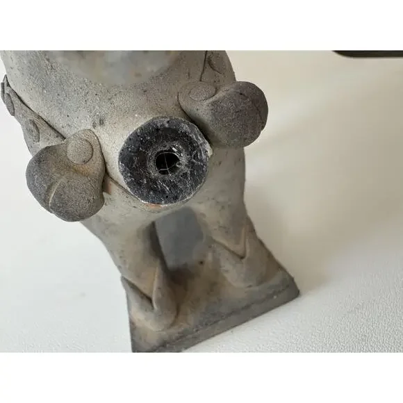 Korean Warrior Sculpture on Horse Clay Vessel Silla Master - Picture 6 of 12